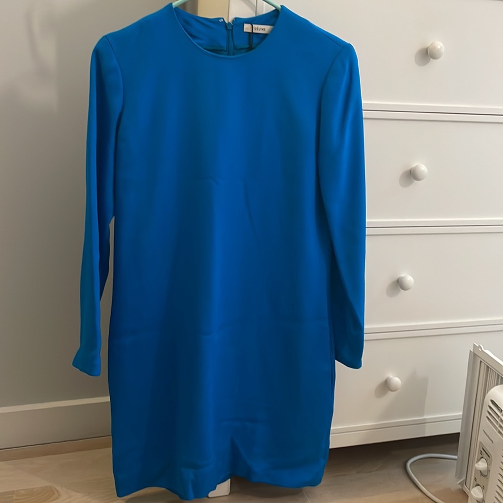 Celine Acetate Blue Mini Dress